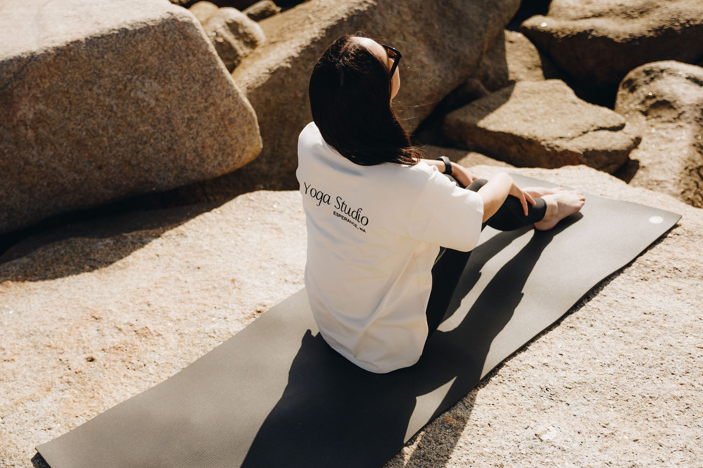 TSE Savasana Tee | Calming Sandstone